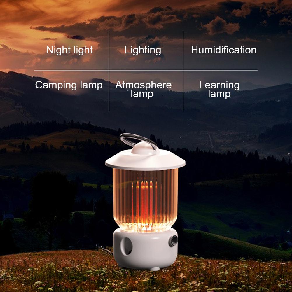Portable Ultrasonic Mist Humidifier with Lamp